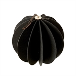 Lübech Living Hanging Felt Xmas ball Black 28 cm - Fransenhome